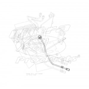 W0010603  -  Hose Asm - Brake Pressure Modulator Valve In, Rear (secondary)